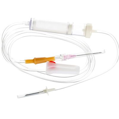 Система трансфузионная KOMETALINE с пластиковым шипом, игла 18G 1,2х40мм, (20/400 шт)